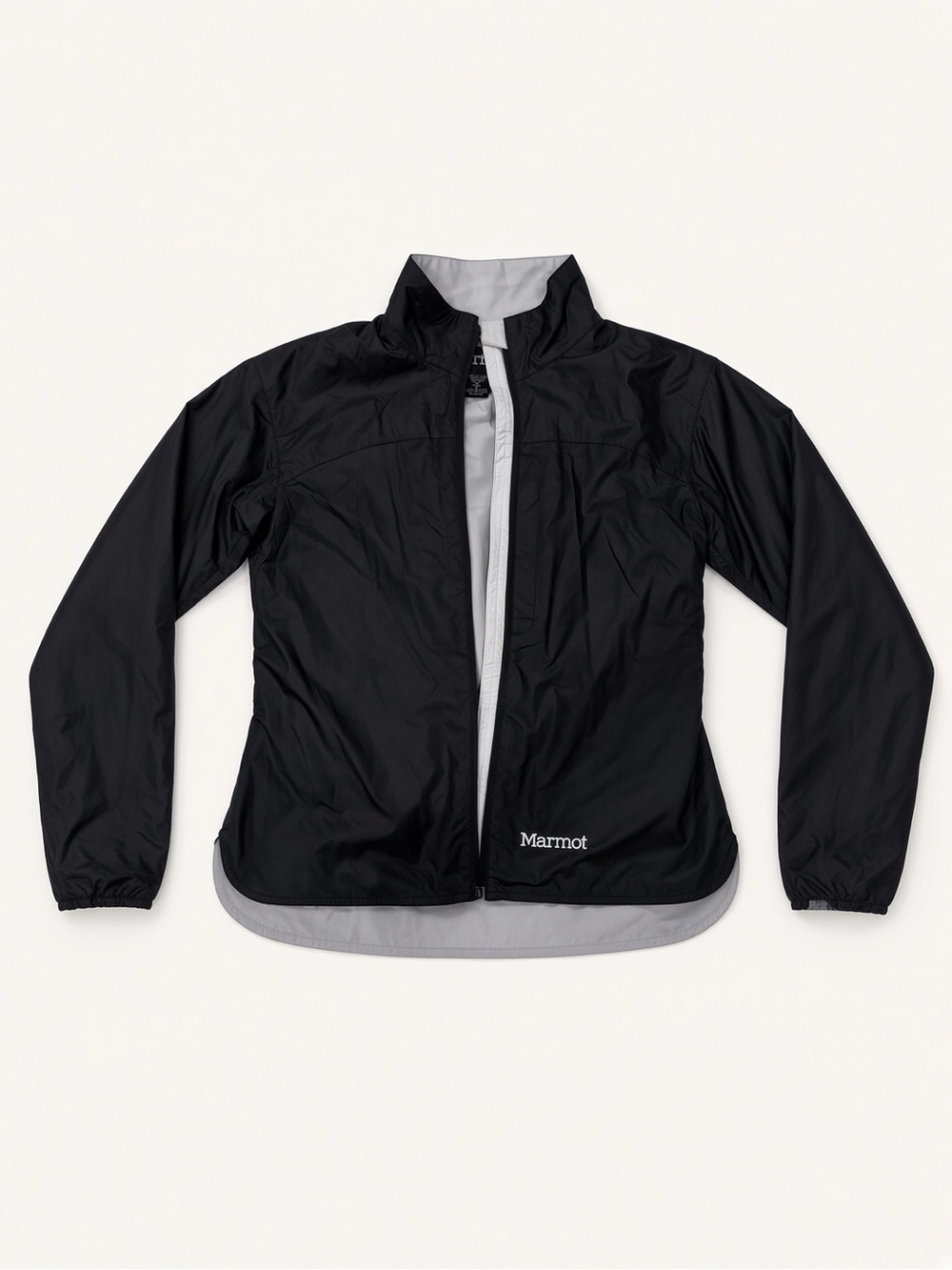 Marmot Black Full Zip Windbreaker Jacket Women’s M